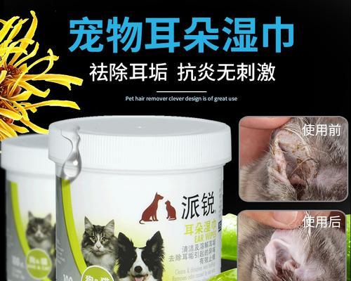 如何正确使用湿巾为猫咪擦耳朵（以宠物为主）