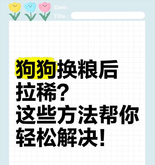 宠物换粮导致拉稀怎么处理？