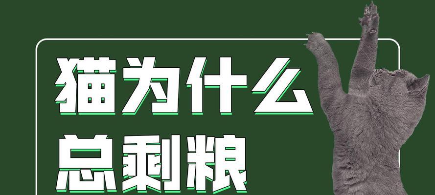 猫咪为何总是剩下猫粮？这背后的原因是什么？