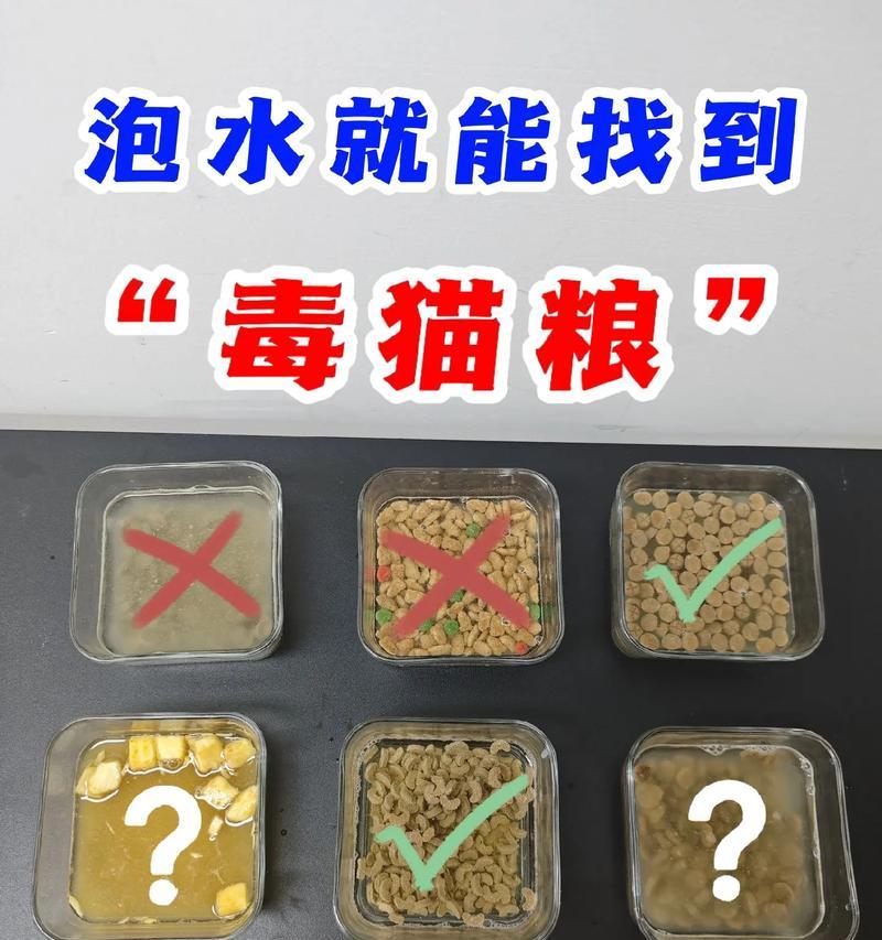 用水泡猫粮如何判断其质量？