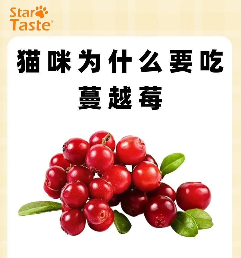 猫粮中含蔓越莓有什么好处？蔓越莓对猫咪健康有何影响？