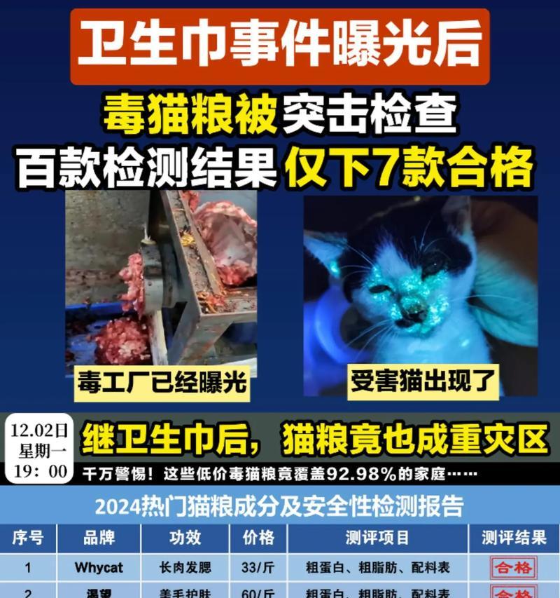 投毒猫粮收到是什么样子？如何辨别猫粮是否安全？