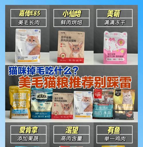 猫咪毛发脱落怎么办？哪种猫粮有助于减少掉毛？