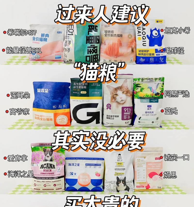 哪些猫粮品牌能进入前五名？这些品牌有何特点？