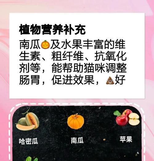 猫粮中加入南瓜的好处是什么？