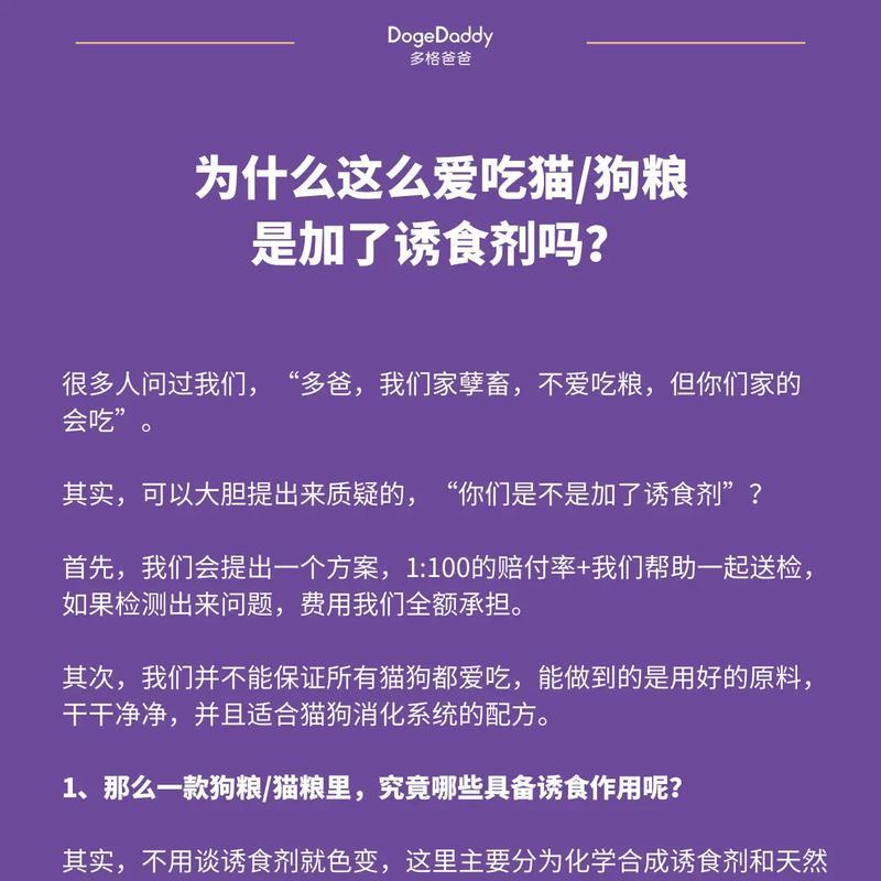 猫粮中的诱食剂是什么？它们对猫咪健康有何影响？