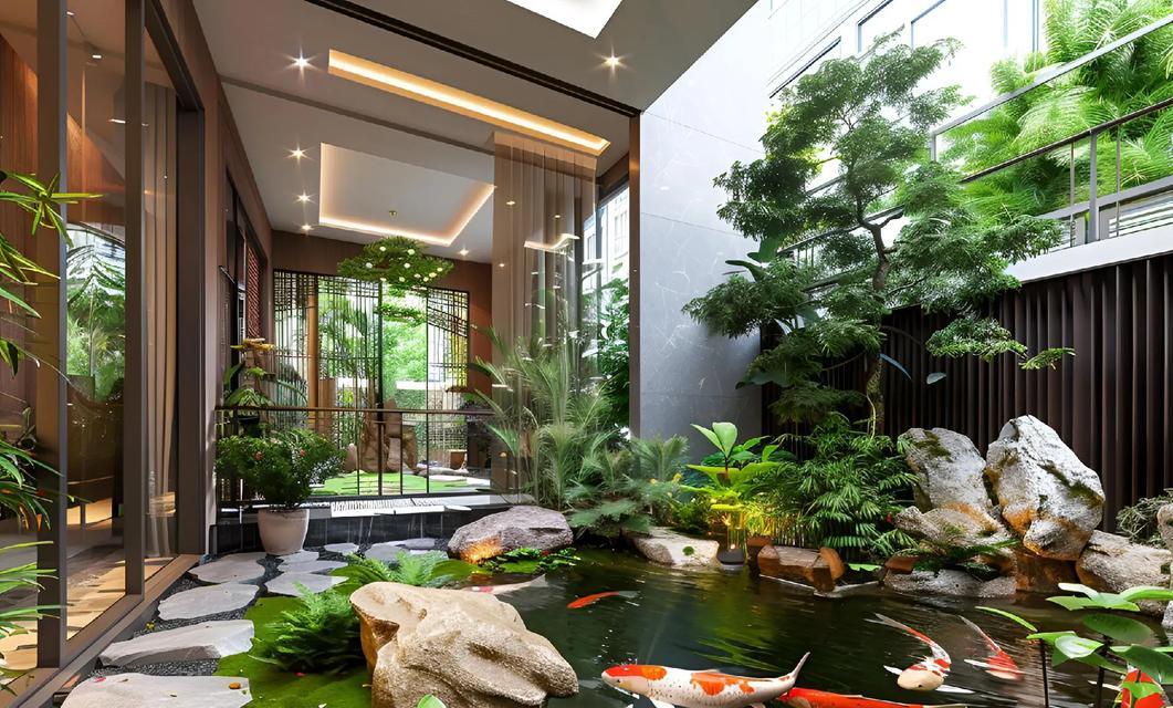 锦鲤饲养中应搭配哪些植物或鱼类？如何打造和谐的锦鲤池？
