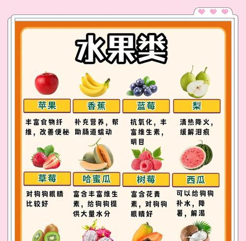狗狗的饮食如何搭配？哪些食物对狗狗有益？
