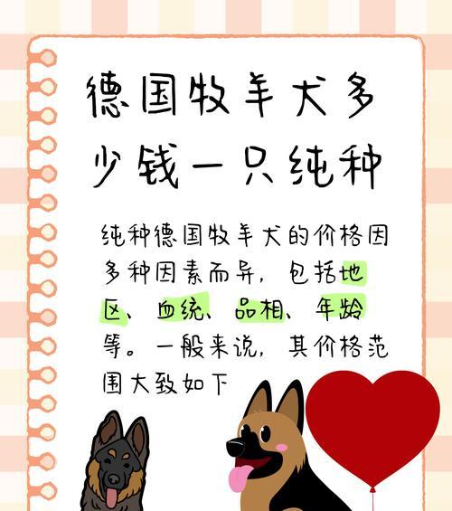 40天大的德国牧羊犬价格是多少？购买时应注意什么？
