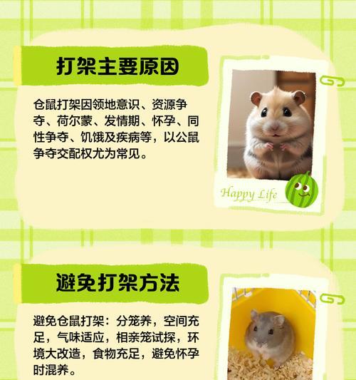 仓鼠群斗如何处理? 仓鼠群斗如何处理?