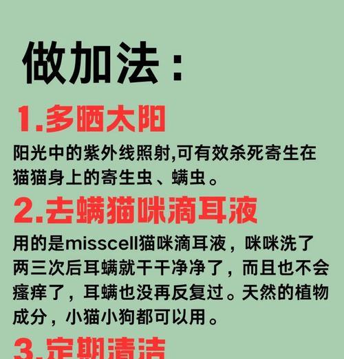 小猫得耳螨的原因及应对方法（宠物小猫耳螨症状详解）